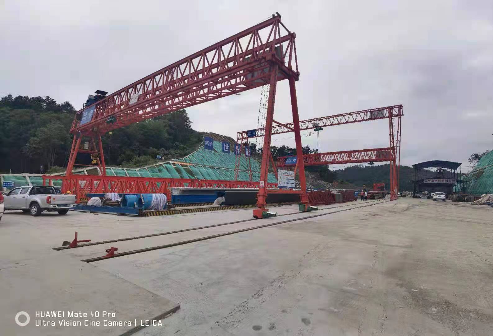 中國能建陜西項目MG95/10t-33m-10m、MH10t-38m-15m龍門吊